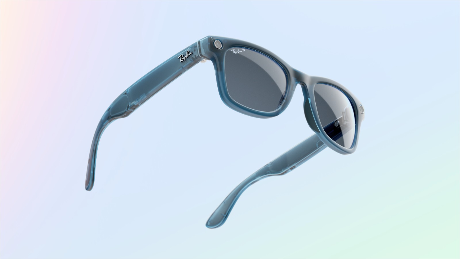 Last big announcement -- the next generation of Ray Ban Meta smart glasses. Upgraded in every way -- better camera, better audio, lighter, more styles. Plus, they're the first glasses to ship with Meta AI!